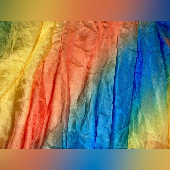 CHICWISH "Sunset" Rainbow Maxi Skirt, NWOT, Size Large (RUNS SMALL) - Picture 7 of 12